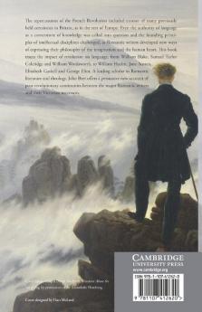 Romanticism Revolution and Language. John Beer
