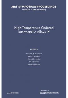 High-Temperature Ordered Intermetallic Alloys IX