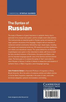 The Syntax of Russian