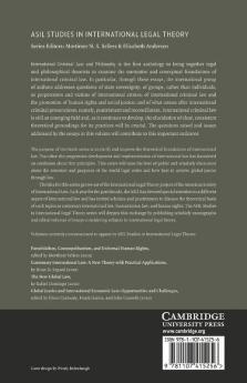 International Criminal Law and Philosophy