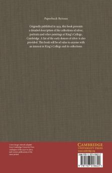 Catalogue of the Plate Portraits and Other Pictures at King's College Cambridge