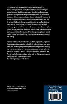 Writing Performative Shakespeares