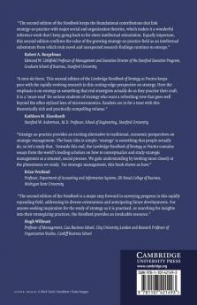 Cambridge Handbook of Strategy as Practice