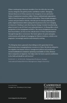 Managing Human Resources in China