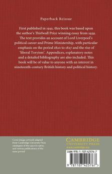 Lord Liverpool and Liberal Toryism