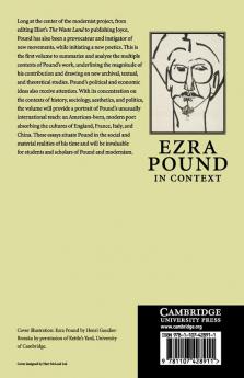 Ezra Pound in Context