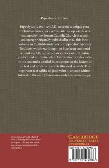 The Apostolic Tradition of Hippolytus