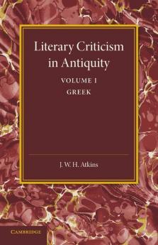 Literary Criticism in Antiquity