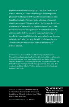 Hegel's 'Elements of the Philosophy of Right'