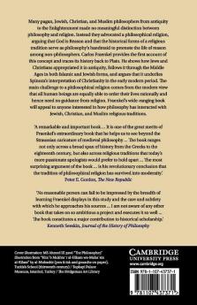 Philosophical Religions from Plato to Spinoza