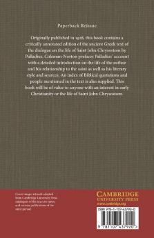 Palladii Dialogus de Vita S. Joannis Chrysostomi