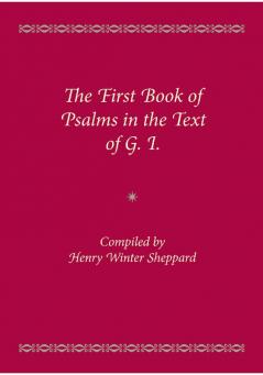 The First Book of Psalms in the Text of G.1.
