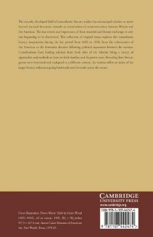 Transatlantic Literary Studies 1660 1830