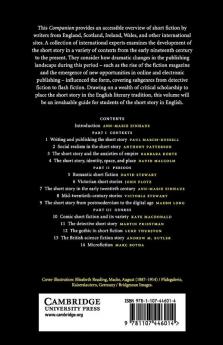 The Cambridge Companion to the English Short Story