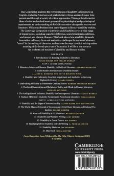 The Cambridge Companion to Literature and             Disability