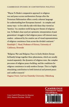 Religious War and Religious Peace in Early Modern             Europe