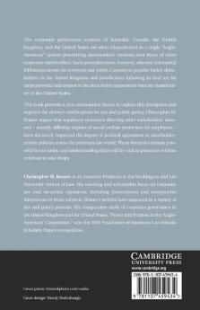 Corporate Governance in the Common-Law World