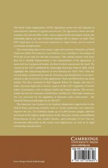 Legal and Economic Principles of World Trade             Law