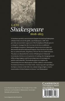 Late Shakespeare 1608 1613