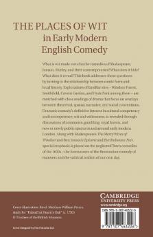 The Places of Wit in Early Modern English Comedy