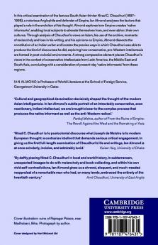 The Thought of Nirad C. Chaudhuri