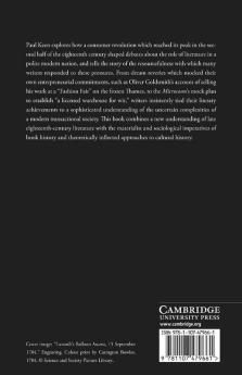 Literature Commerce and the Spectacle of Modernity             1750-1800
