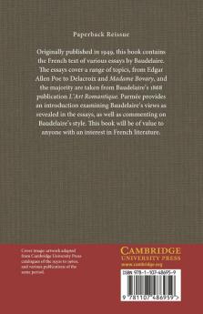 Selected Critical Studies of Baudelaire