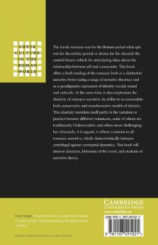 Narrative and Identity in the Ancient Greek             Novel