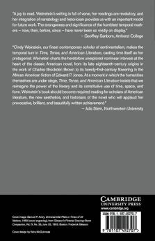 Time Tense and American Literature