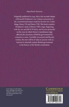 Early Tudor Government
