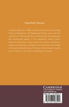 The Elementary Theory of the Symmetrical Optical             Instrument