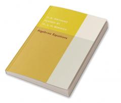 Algebraic Equations