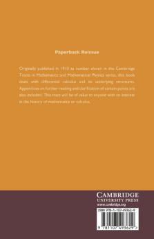 The Fundamental Theorems of the Differential             Calculus