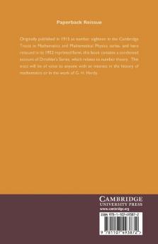 The General Theory of Dirichlet's Series