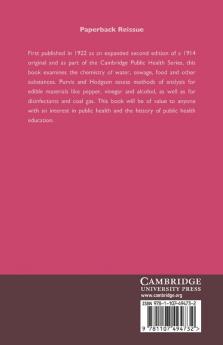 The Chemical Examination of Water Sewage and             Foods