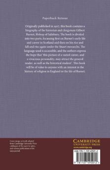 A Life of Gilbert Burnet