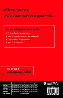 Final Draft Level Teacher's Manual