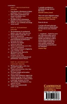 The Cambridge History of British Theatre
