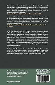 The Theory of the Sublime from Longinus to             Kant