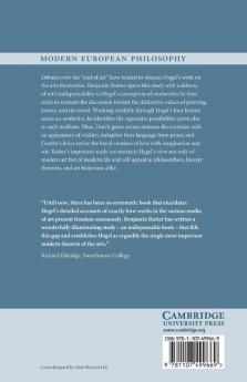 Hegel on the Modern Arts