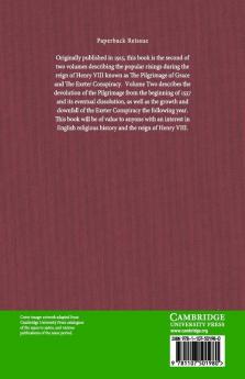 The Pilgrimage of Grace 1536-1537 and the Exeter Conspiracy             1538