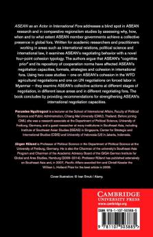 ASEAN as an Actor in International Fora