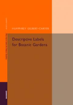 Descriptive Labels for Botanic Gardens