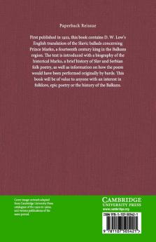 The Ballads of Marko Kraljevic