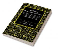 The Book of Matriculations and Degrees