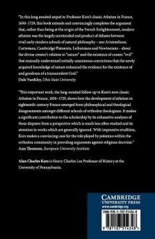 Naturalism and Unbelief in France 1650-1729