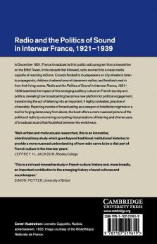 Radio and the Politics of Sound in Interwar France 1921-1939