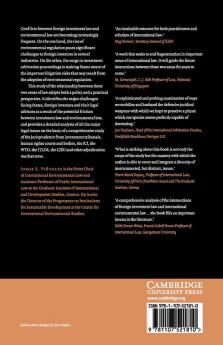 Foreign Investment and the Environment in International             Law