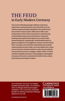 The Feud in Early Modern Germany