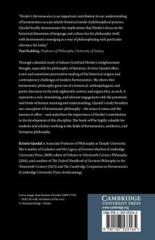 Herder's Hermeneutics